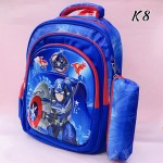 bolso de nin@ #14002in-2 (K)(2pcs-bolso+cartuchera)(largo=35cm-ancho=27cm)(1065&*12)