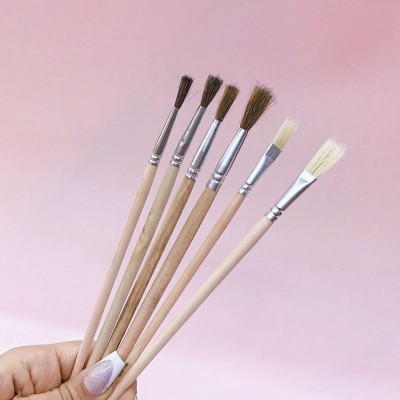pinceles de madera