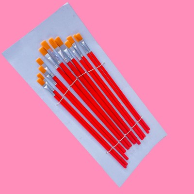 pincel rojo brush x12 #0300 (7&*1)