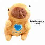 peluche en tendencia (capibara-mario y stitch)