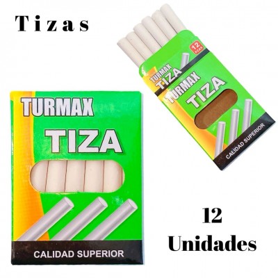 tiza blanca x12pcs 