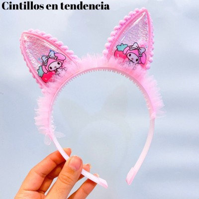 cintillo para nina pompom 
