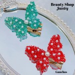 gancho de dama color pastel x6pcs