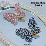 gancho de dama color pastel x6pcs