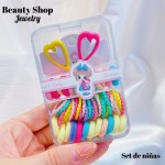 set de colitas+pinzitas+ganchito (P)