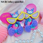 colas mariposa sanrio x4