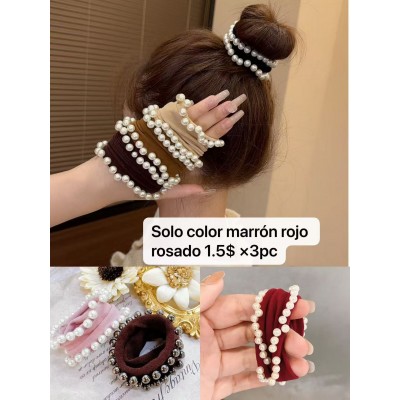 colas solo color rojo marron y rosado 1.5$(3pc)