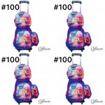 maletas de nina/o 3pcs cartuchera+lonchera+bolso (24.50$con luces)