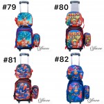 maletas de nina/o 3pcs cartuchera+lonchera+bolso (24.50$con luces)