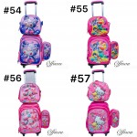 maletas de nina/o 3pcs cartuchera+lonchera+bolso (24.50$con luces)