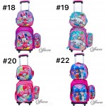 maletas de nina/o 3pcs cartuchera+lonchera+bolso (24.50$con luces)