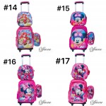 maletas de nina/o 3pcs cartuchera+lonchera+bolso (24.50$con luces)