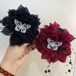 pinza dama con mariposa