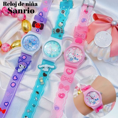 reloj de nina sanrio