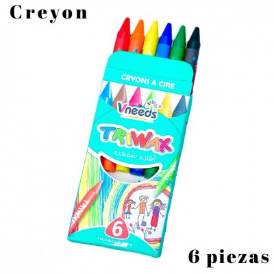 creyones vneeds triwax x6color #10-09