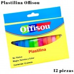 plastilina offisou x12pcs #0036