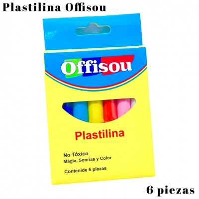 plastilina offisou x6pcs#0035