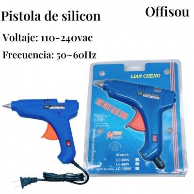 pistola de silicon 100w g 