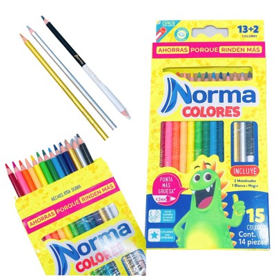 colores norma 14pcs 15color #6220