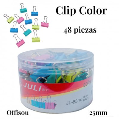 clip de colores x48pcs(g)#8804