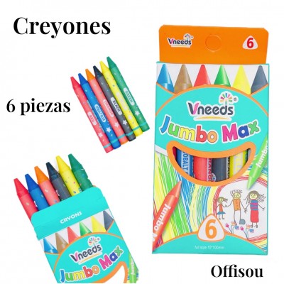 creyones vneeds jumbo max x6 #10-18
