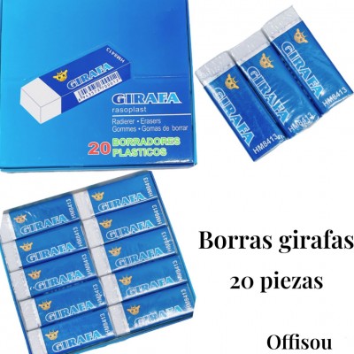 borras girafas x20pcs #4831