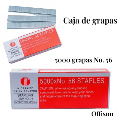 caja de grapas x5000 #056