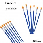 pincel best pen x6pcs #2519