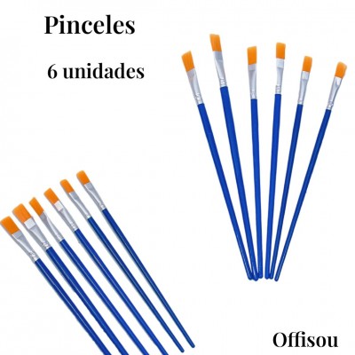 pincel best pen x6pcs #2519