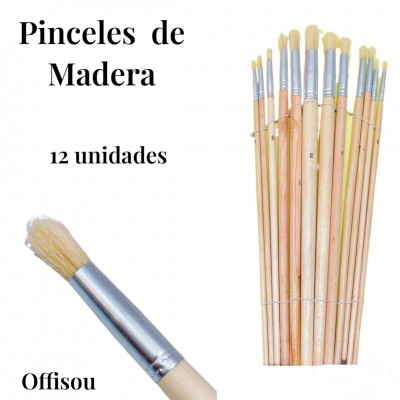 pincel artist brush x12pcs 