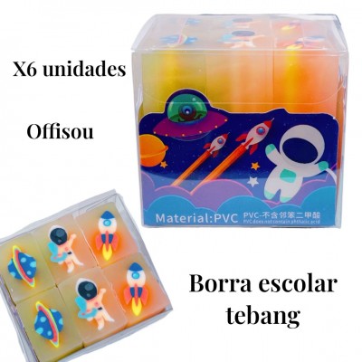 borra escolares tebang x6 #6508 (8.5&*1)