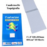 cuaderno de taquigrafia 128x203mm #3089