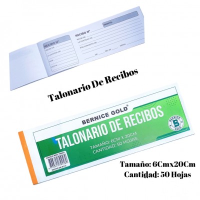 talonario de recibos #2589