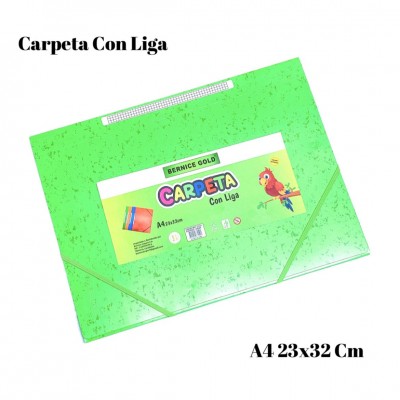 carpeta con liga tamano carta 