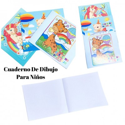 cuaderno de dibujo para nina(o) 