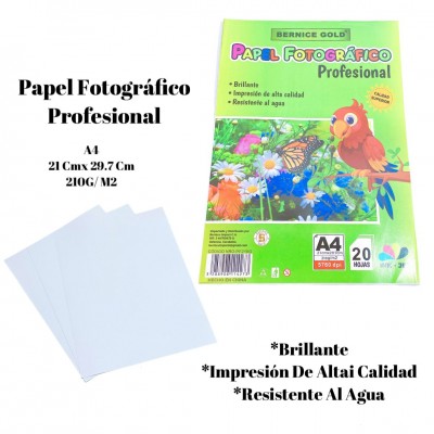 papel fotografico professional