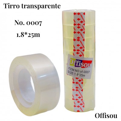 tirro transparente 1.8*25m #0007 xund