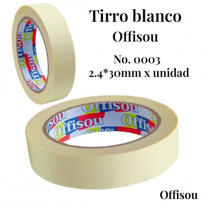 tirro blanco offisou 2.4*30m #0003