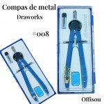 compas drawing metal #008