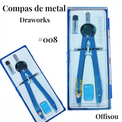 compas drawing metal #008