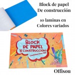 block de papel construccion 