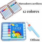marcador acrylic marker x12