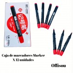 marcador permanente x10 #5559