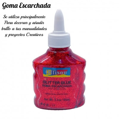 pega de goma escarchada offisou