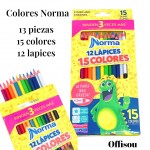 colores norma 13pcs 15color #6220