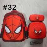 bolso tripack 3pcs bolso+cartuchera+lonchera 16pulga(con luces 14.50$ ))