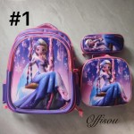 bolso tripack 3pcs bolso+cartuchera+lonchera 16pulga(con luces 14.50$ ))
