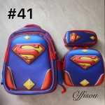 bolso tripack 3pcs bolso+cartuchera+lonchera 16pulga(con luces 14.50$ ))